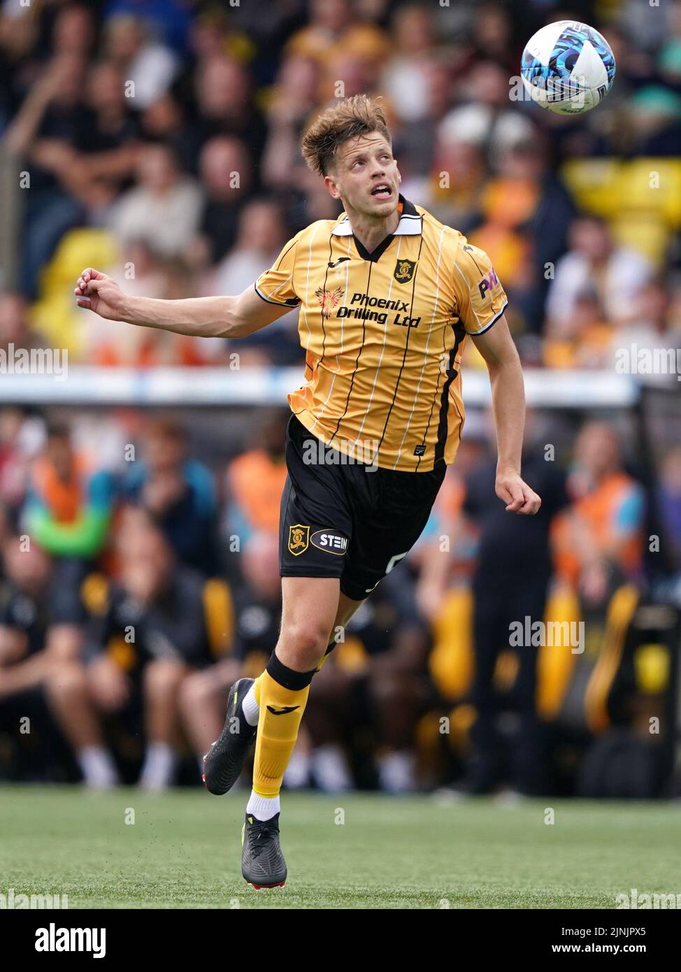 File photo dated 30-07-2022 of Livingston's Jack Fitzwater who believes Livingston have already signalled their intent to challenge for a top-six place with a couple of strong performances in the opening two games of the cinch Premiership campaign. Issue date: Friday August 12, 2022. Stock Photo