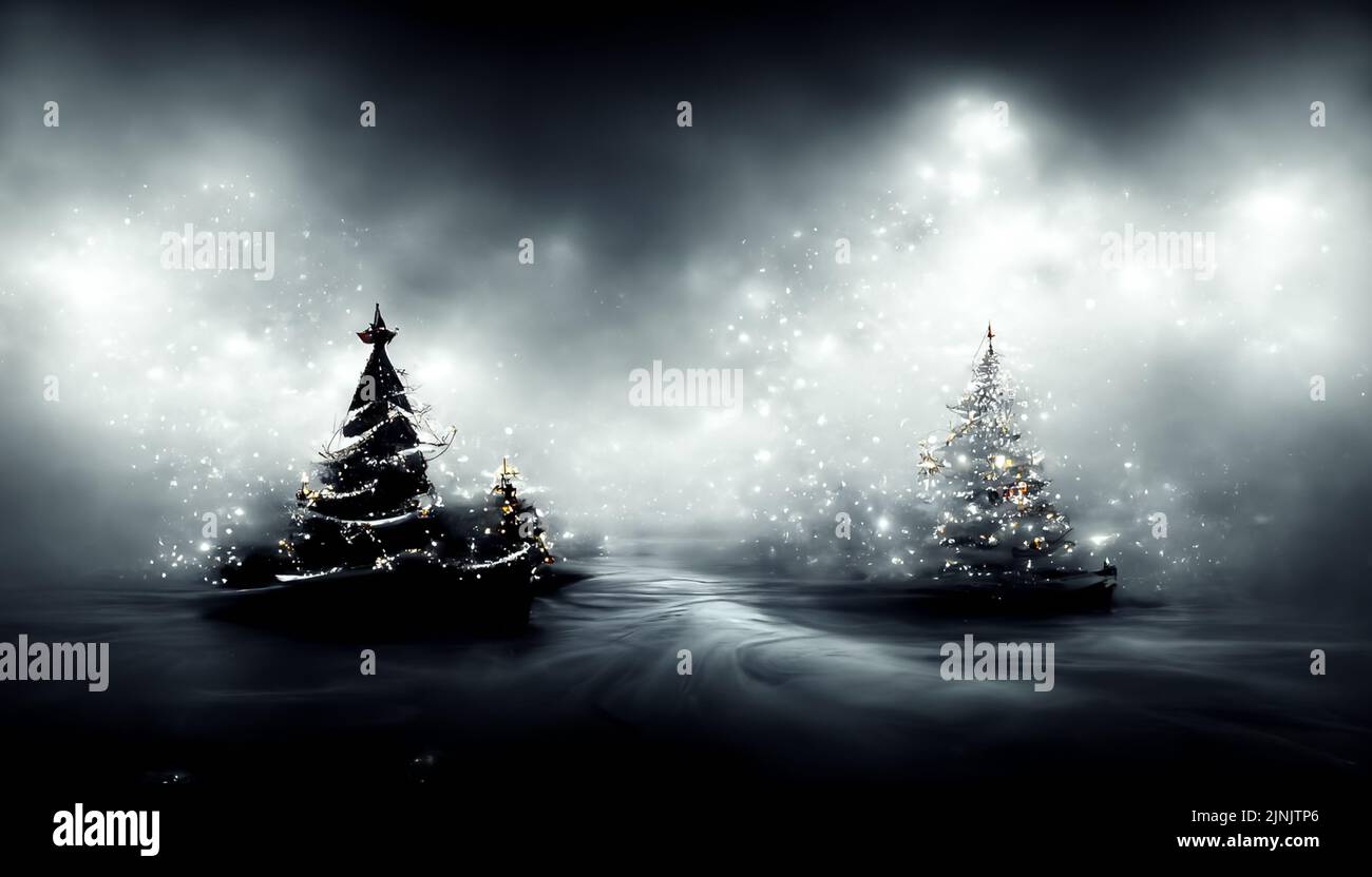 Hd Christmas White Lights Wallpaper