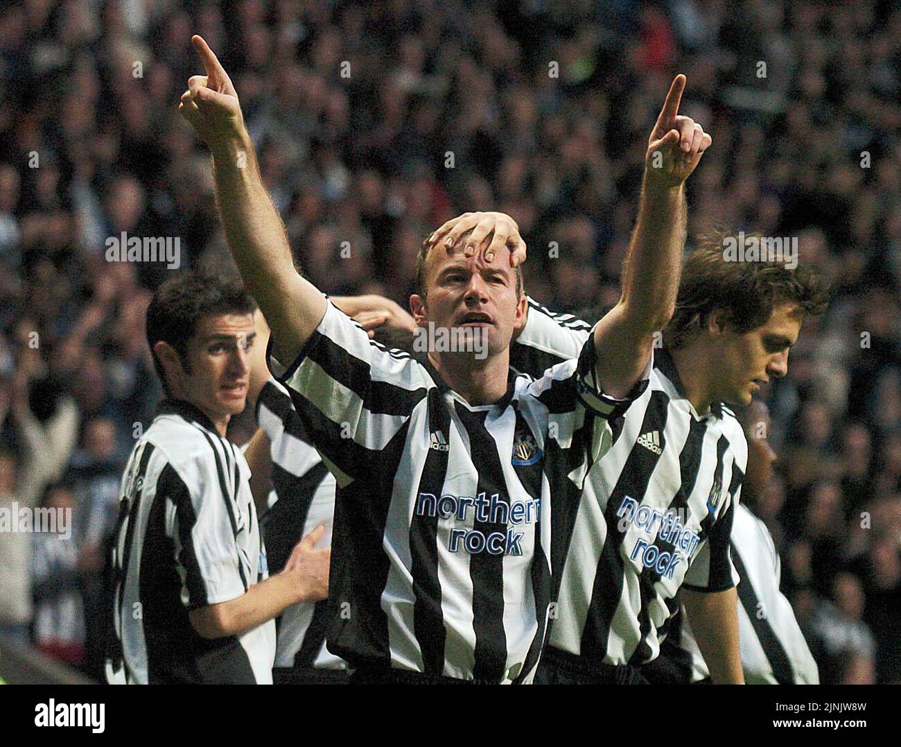 File photo dated 14-04-2004 of Alan Shearer, who is clear at the top of the all-time Premier League scoring charts with 260 goals, but won his only title with Blackburn. Issue date: Friday August 12, 2022. Stock Photo