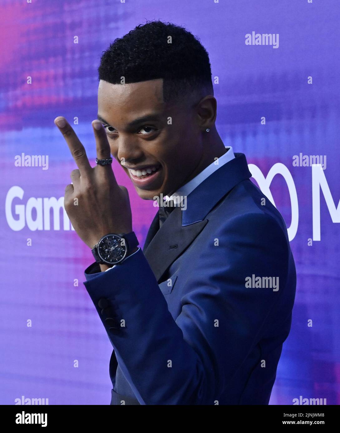 Losa Angeles, United States. 12th Aug, 2022. Jabari Banks attends sthe Variety Power of Young Hollywood event at the NeueHouse Hollywood in Los Angeles on Thursday, August 11, 2022. Photo by Jim Ruymen/UPI Credit: UPI/Alamy Live News Stock Photo