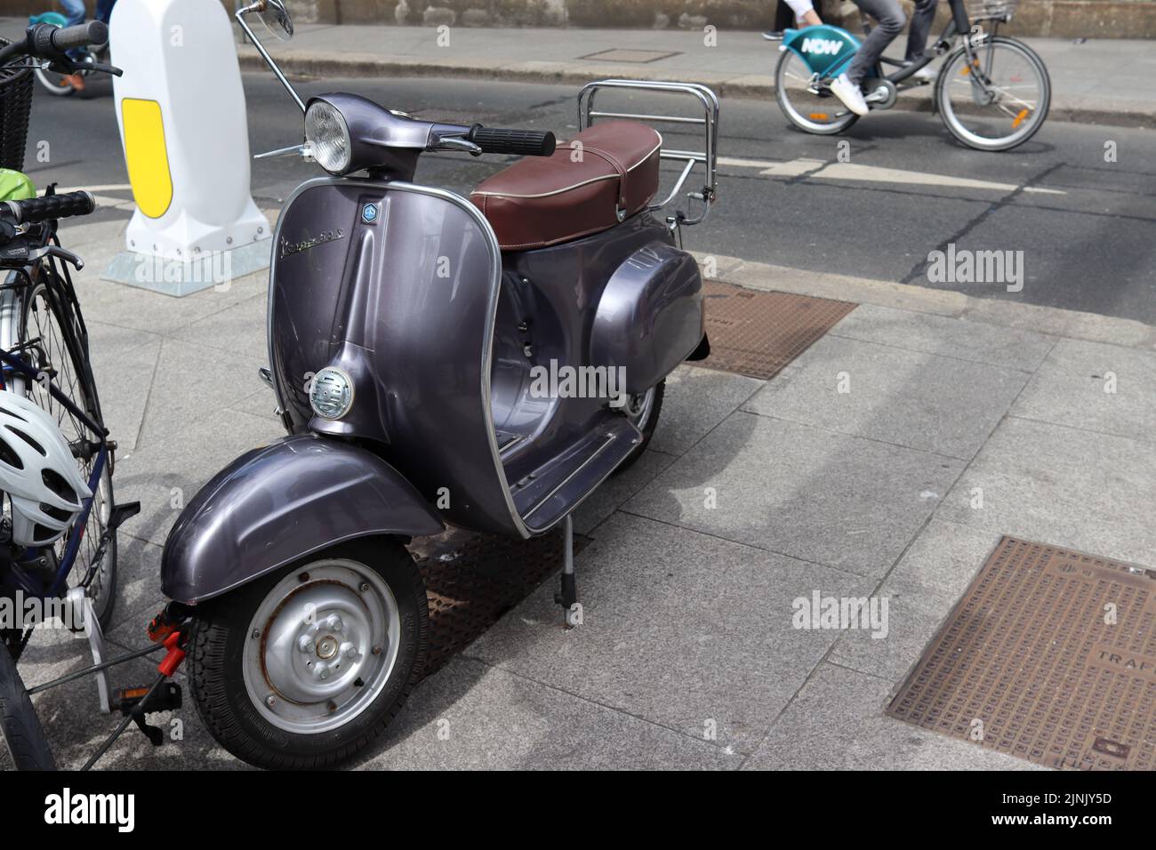 Vintage motor scooter hires stock photography and images Alamy