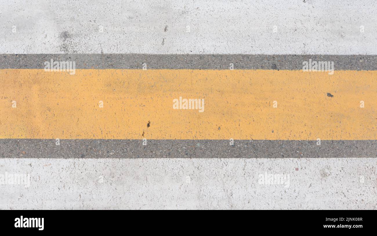 Crosswalk on the road Pedestrian pathway on a street crossing Stock ...