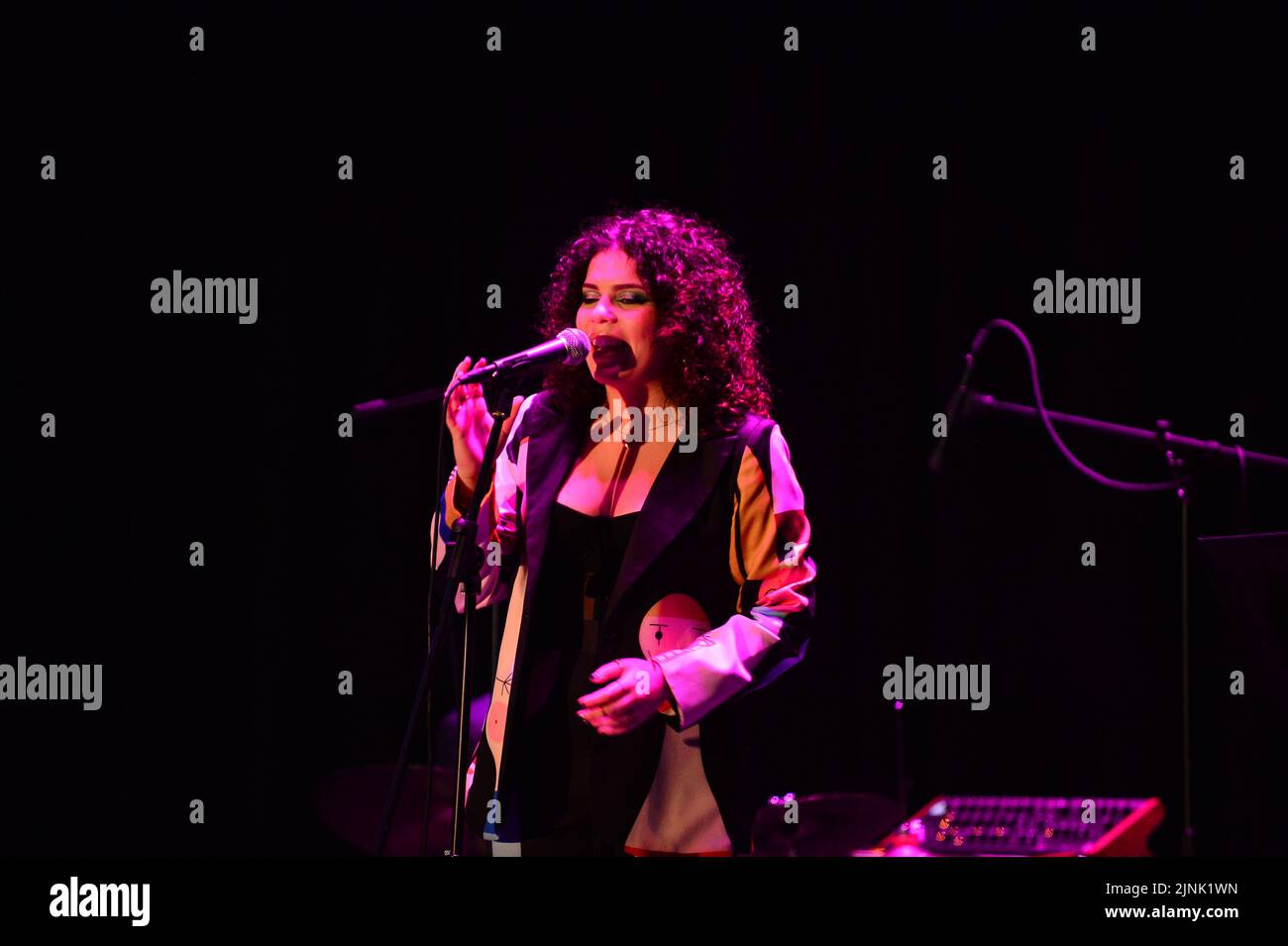 Miami, Florida, USA. 11th Aug, 2022. Valentina Garcia perform on stage