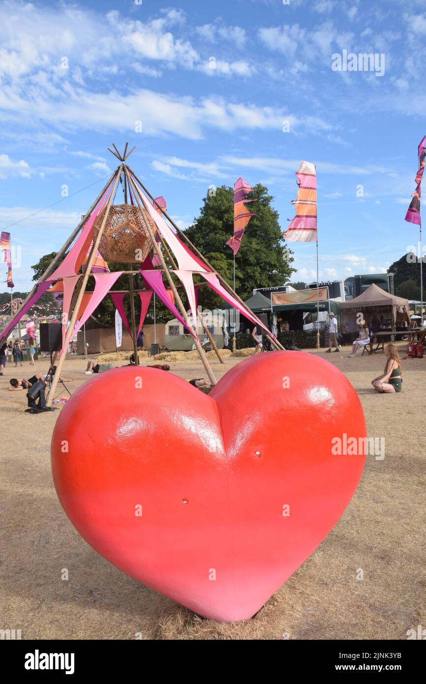 Latitude Festival July 2022, Henham Park, Suffolk, UK. Mind, Body & Zen area Stock Photo