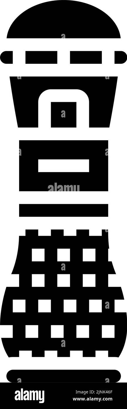 pepper pot glyph icon vector illustration Stock Vector Image & Art - Alamy