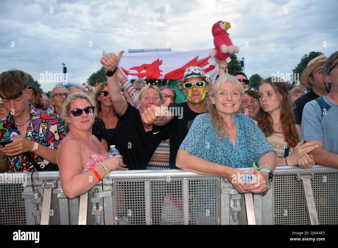Latitude Festival July 2022, Henham Park, Suffolk, UK. Manic Street Preachers fans Stock Photo