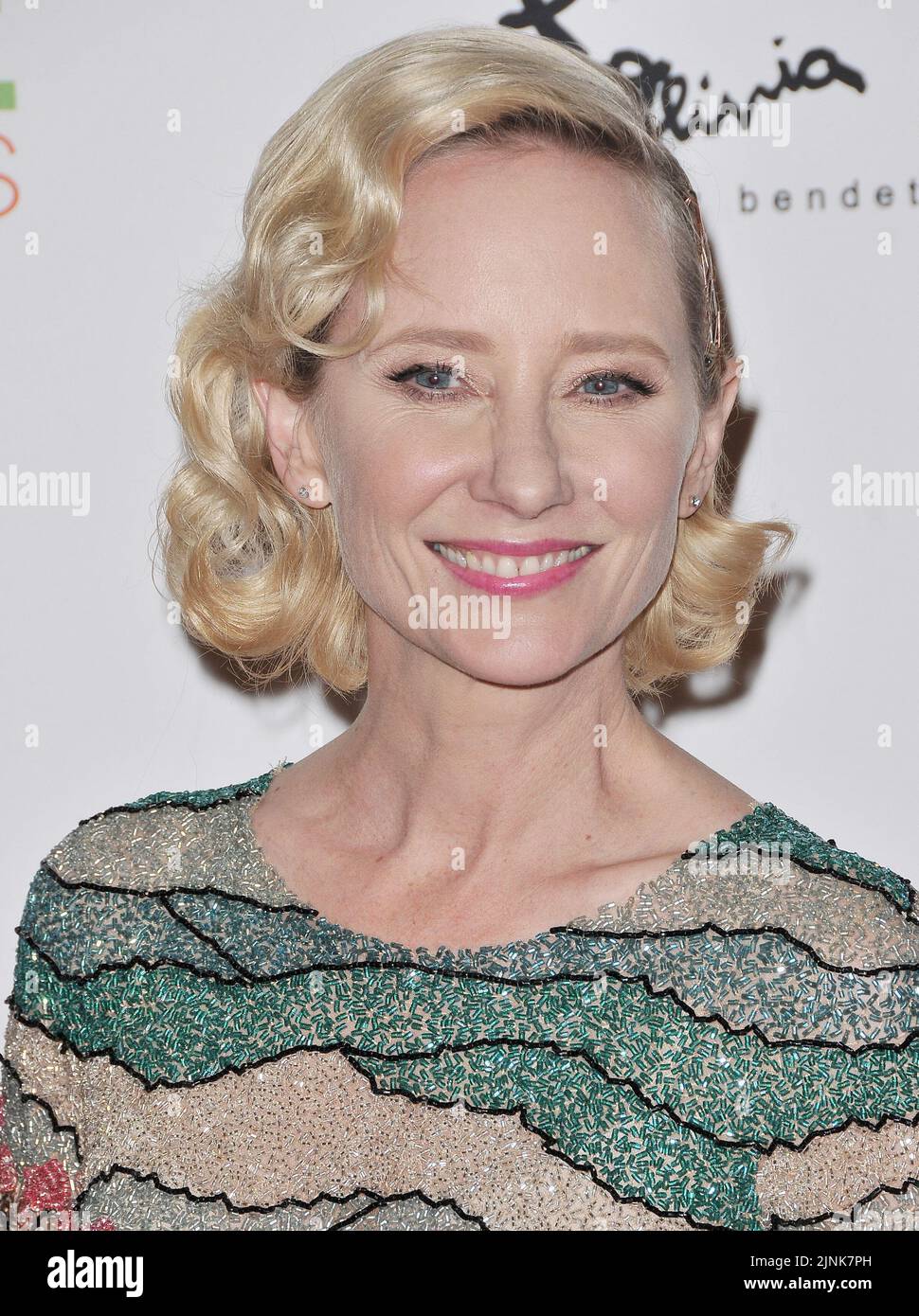 Anne Heche Arrives At The 25th Annual Race To Erase Ms Gala Held At The Beverly Hilton In 