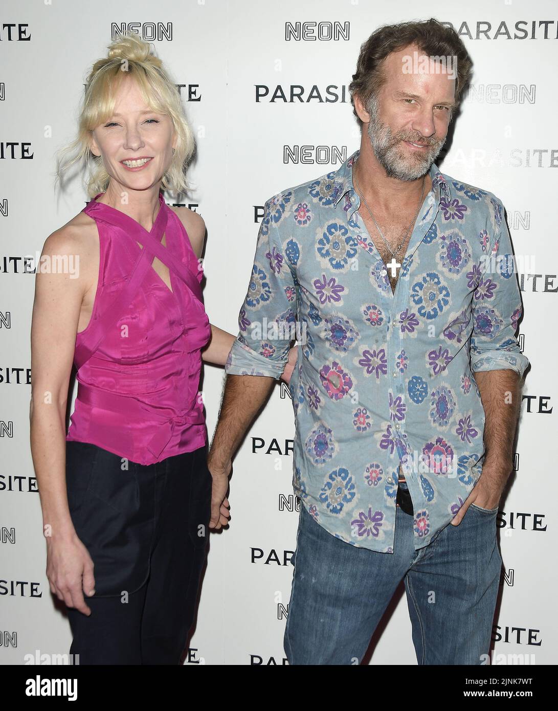 (L-R) Anne Heche and Thomas Jane at the PARASITE Los Angeles Premiere ...