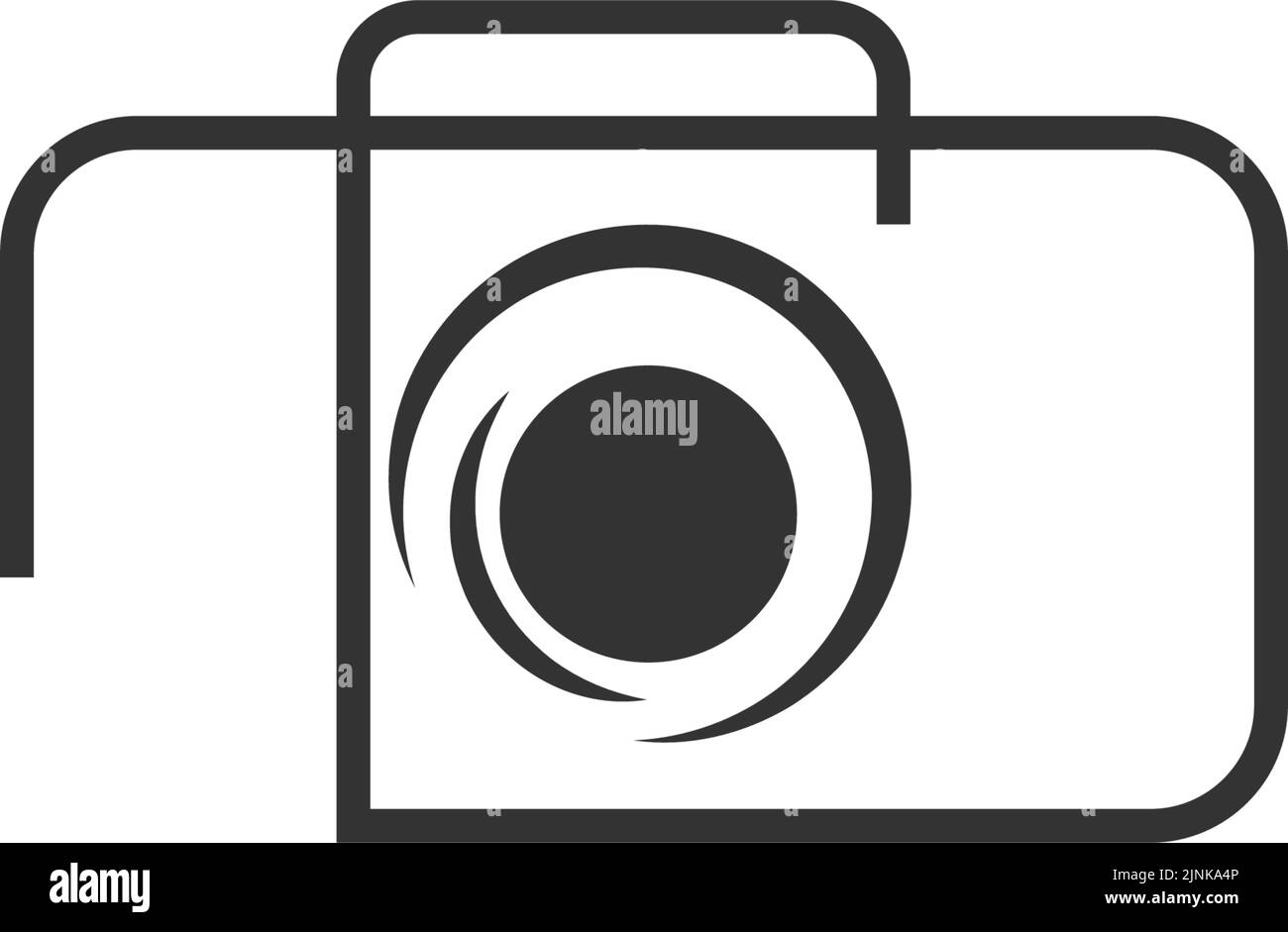 Camera icon logo flat design illustration template Stock Vector Image ...