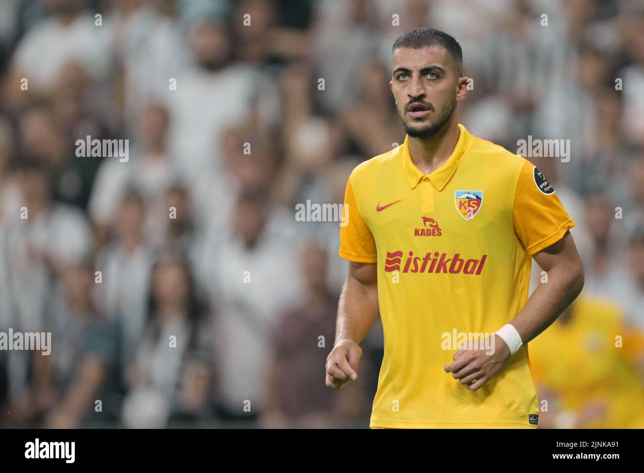 ISTANBUL - Majid Hosseini of Kayserispor during the Turkish Super Lig match between Besiktas AS and Yukatel Kayserispor at the Vodafone Park Arena on August 6, 2022 in Istanbul, Turkey. ANP | Dutch Height | GERRIT FROM COLOGNE Stock Photo