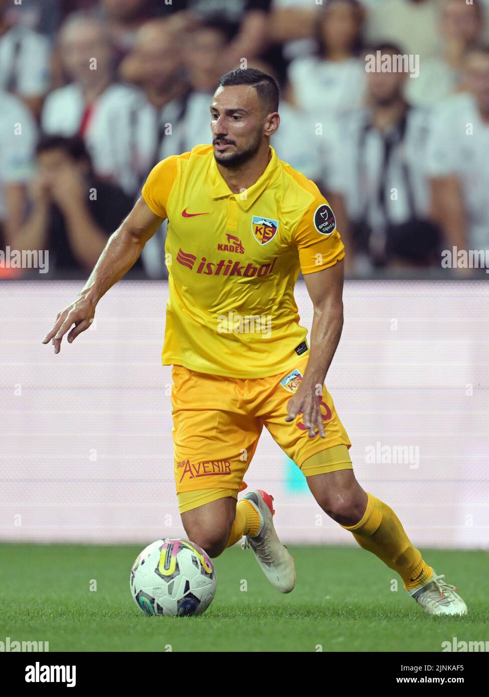 ISTANBUL - Emrah Bassan of Kayserispor during the Turkish Super Lig match  between Besiktas AS and Yukatel