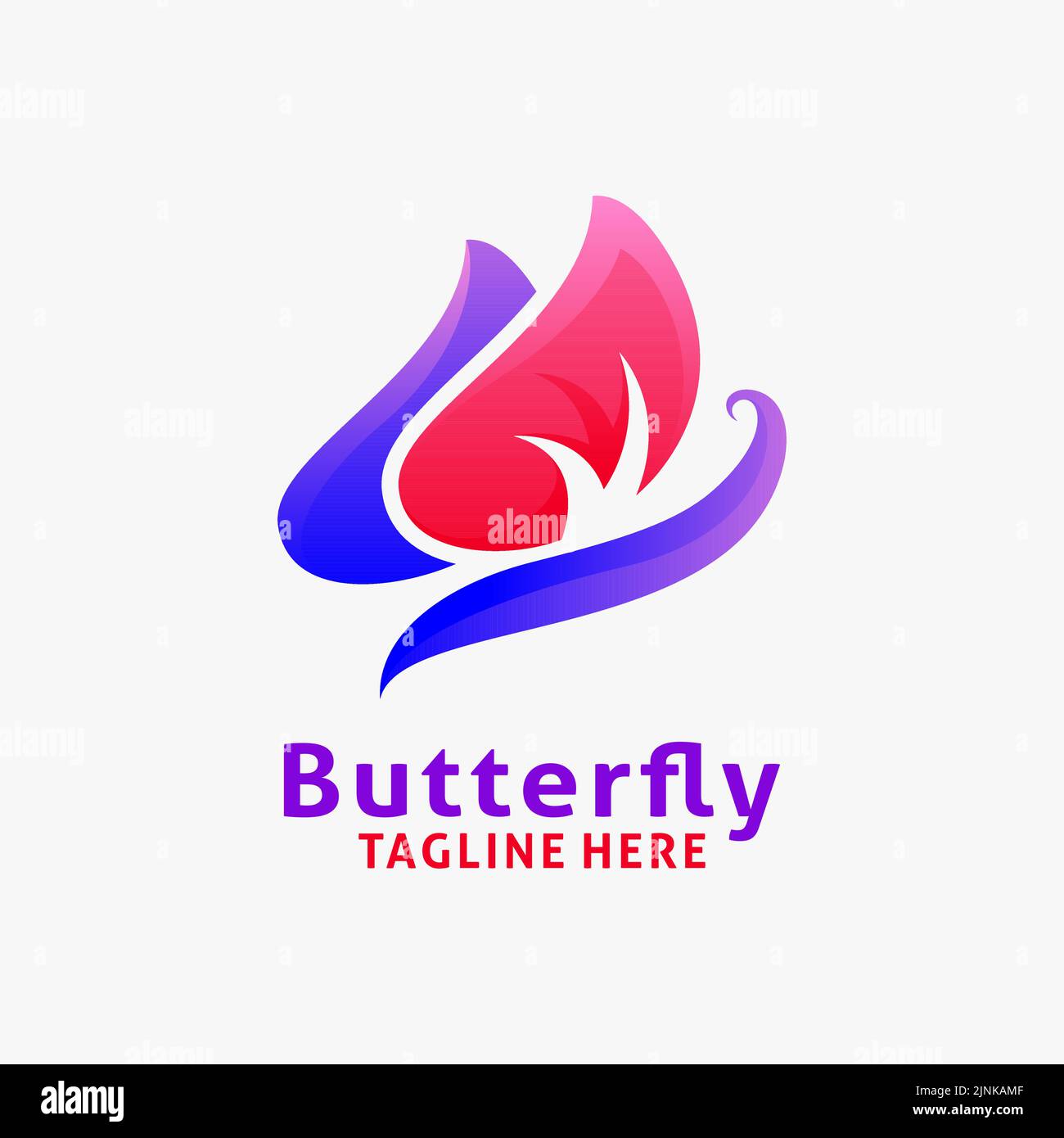 Beauty butterfly logo design Stock Vector Image & Art - Alamy