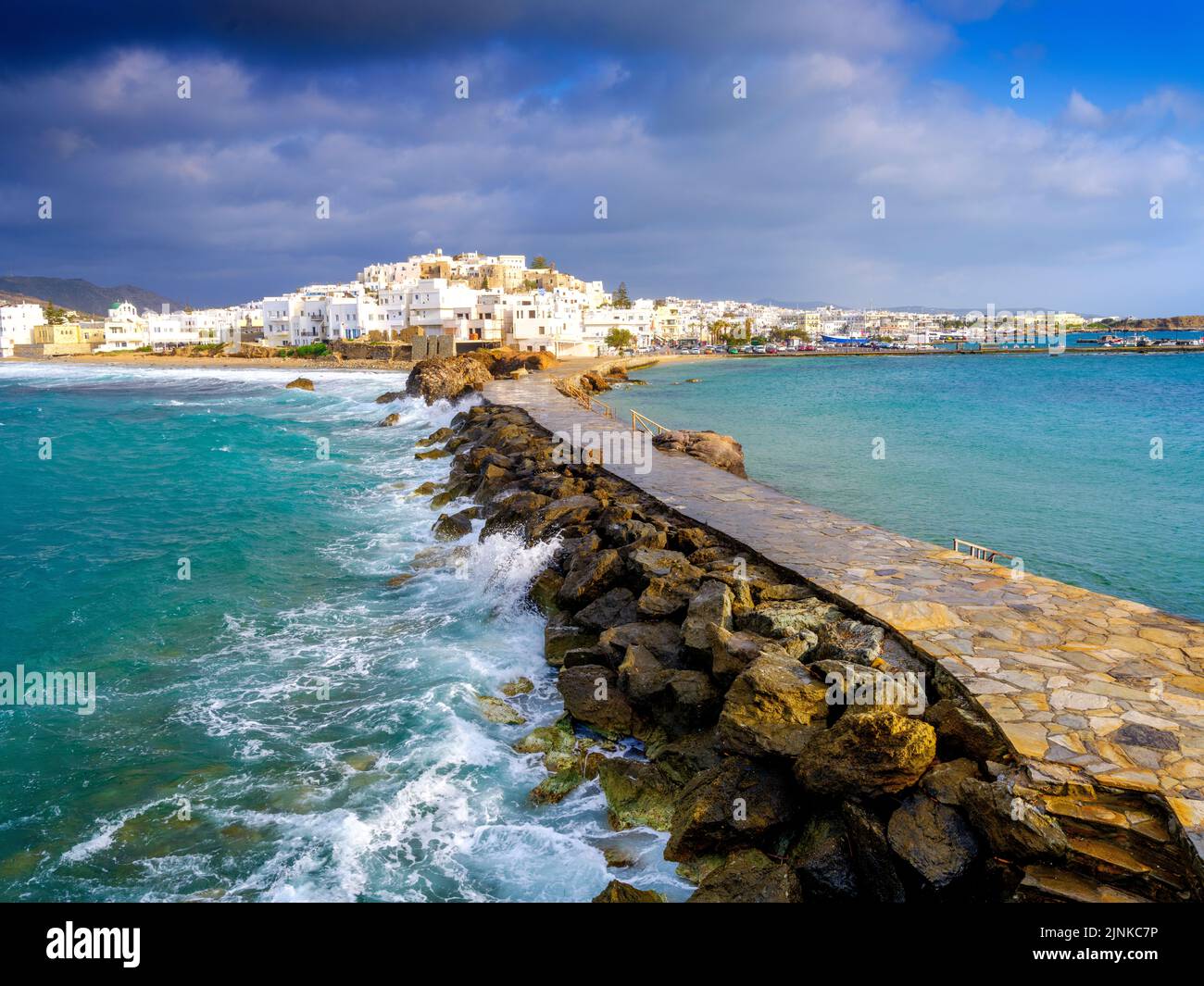 Naxos village spring hi-res stock photography and images - Alamy