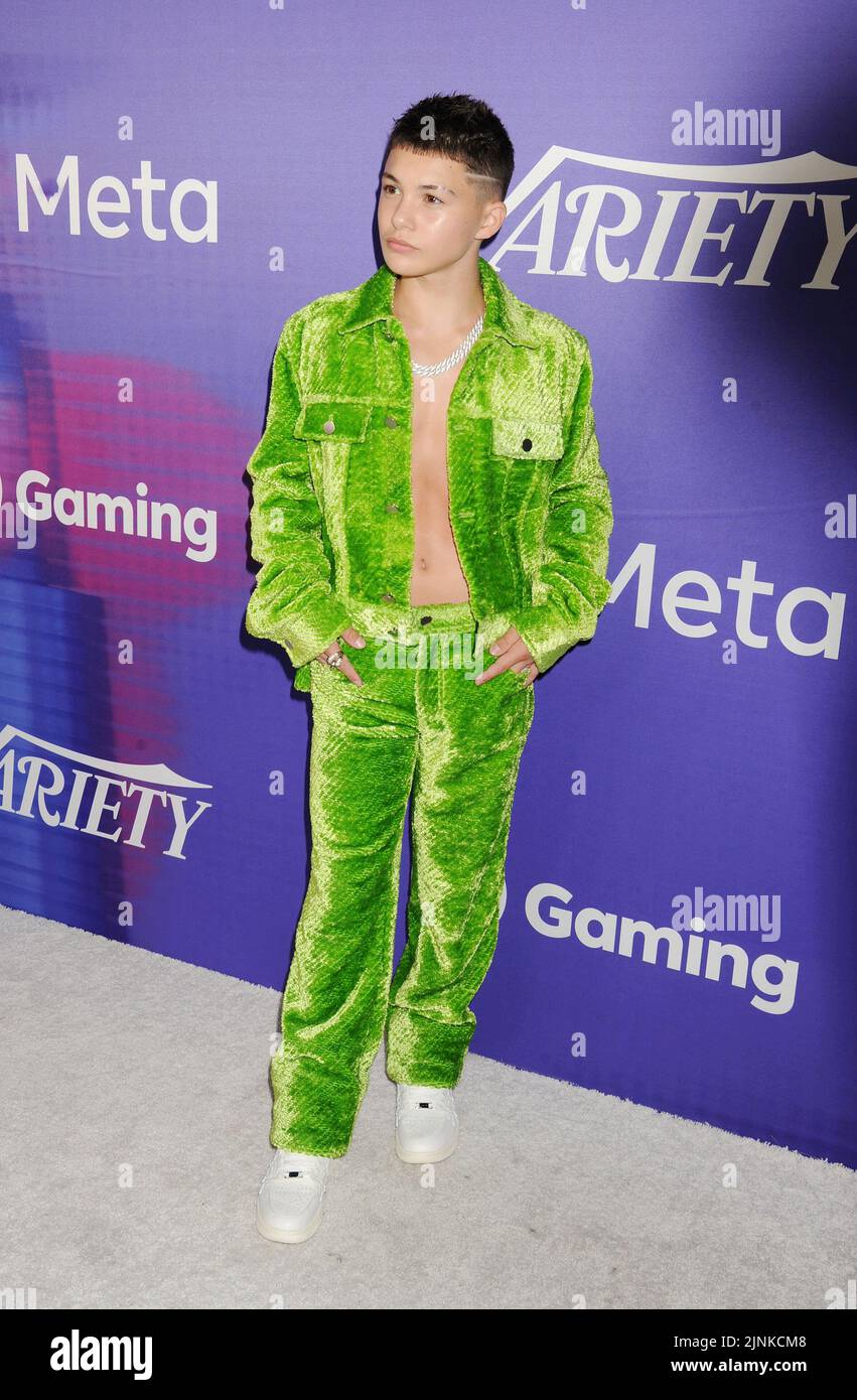 HOLLYWOOD, CA - AUGUST 11: Javon 'Wanna' Walton attends Variety's 2022 Power Of Young Hollywood Celebration Presented By Facebook Gaming at NeueHouse Hollywood on August 11, 2022 in Los Angeles, California. Credit Jeffrey Mayer/JTMPhotos/MediaPunch Stock Photo