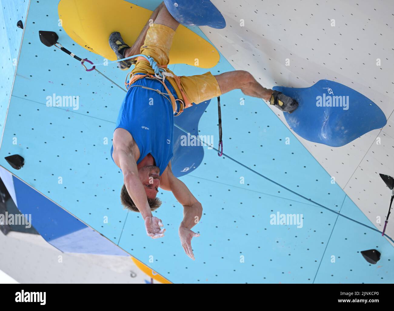 Munich, Germany. 12th Aug, 2022. European Championships, European Championship, climbing, lead