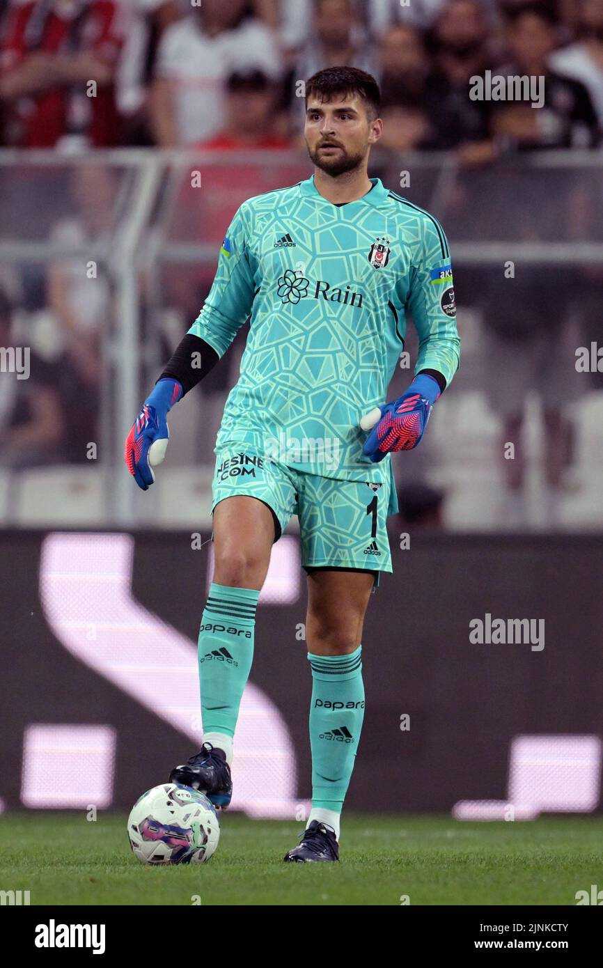 ISTANBUL - Umut Meras of Besiktas JK during the Turkish Super Lig match  between Besiktas AS and Kasimpasa AS at Vodafone Park on January 7, 2023 in  Istanbul, Turkey. AP