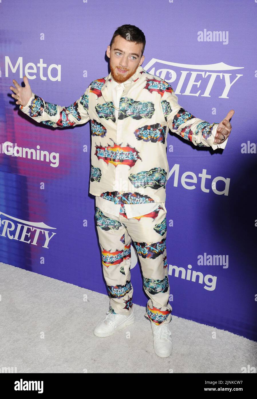 HOLLYWOOD, CA - AUGUST 11: Angus Cloud attends Variety's 2022 Power Of Young Hollywood Celebration Presented By Facebook Gaming at NeueHouse Hollywood on August 11, 2022 in Los Angeles, California. Credit Jeffrey Mayer/JTMPhotos/MediaPunch Stock Photo