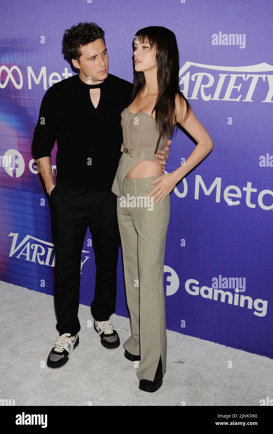 HOLLYWOOD, CA - AUGUST 11: (L-R) Brooklyn Peltz Beckham and Nicola Peltz Beckham attend Variety's 2022 Power Of Young Hollywood Celebration Presented By Facebook Gaming at NeueHouse Hollywood on August 11, 2022 in Los Angeles, California. Credit Jeffrey Mayer/JTMPhotos/MediaPunch Stock Photo