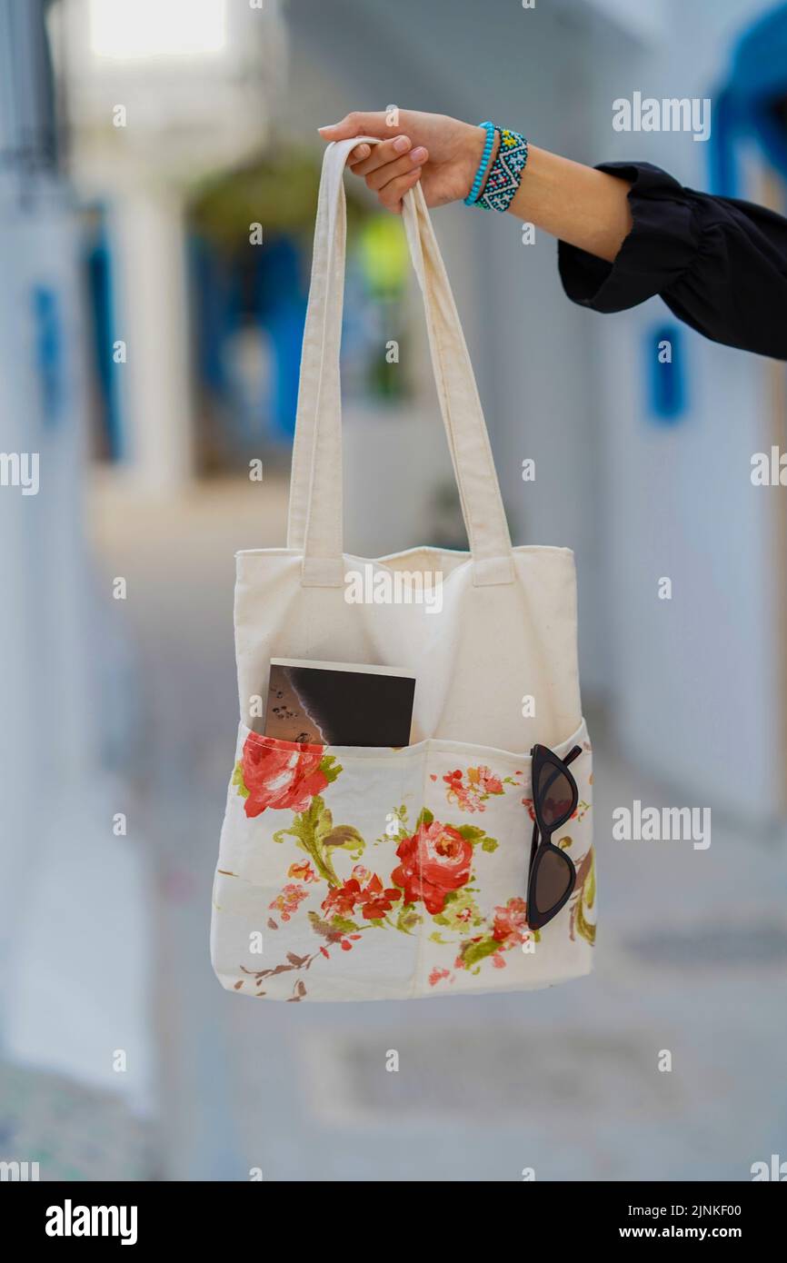 White Cotton Linen Shopping Bag Tote On Old Wood Nature Background Save  World Save Earth Go Green Concept Living Life Idea Stock Photo - Download  Image Now - iStock