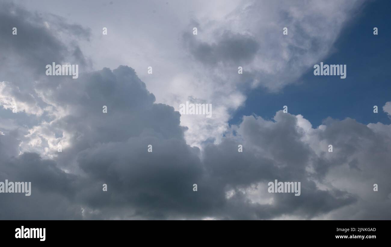 black and white clouds in rainy season Stock Photo - Alamy