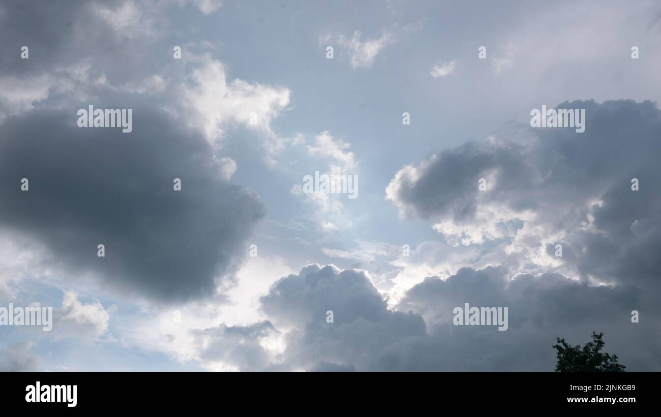 black and white clouds in rainy season Stock Photo - Alamy