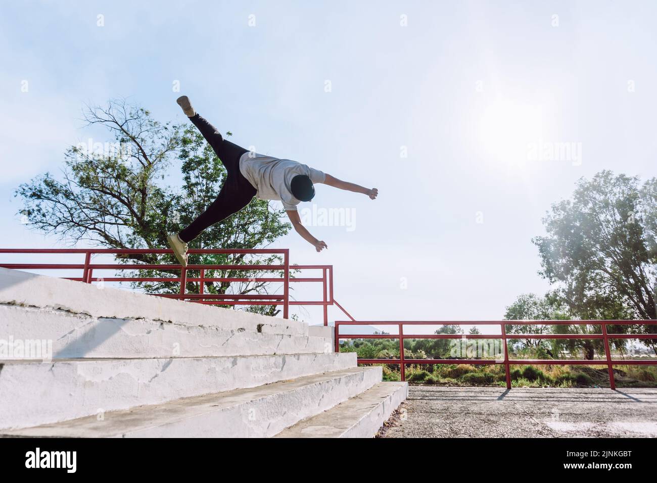 action, parkour, acrobatic, traceur, actions, parkours, acrobatics, performance Stock Photo