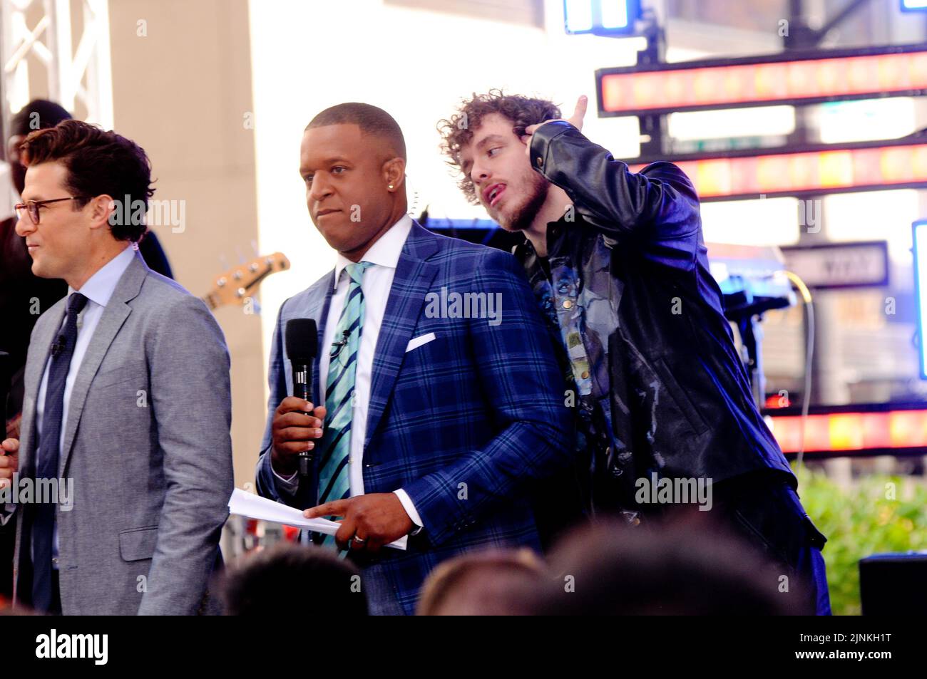 New York, USA. 12th Aug, 2022. Jack Harlow performs on 'Today' TV show