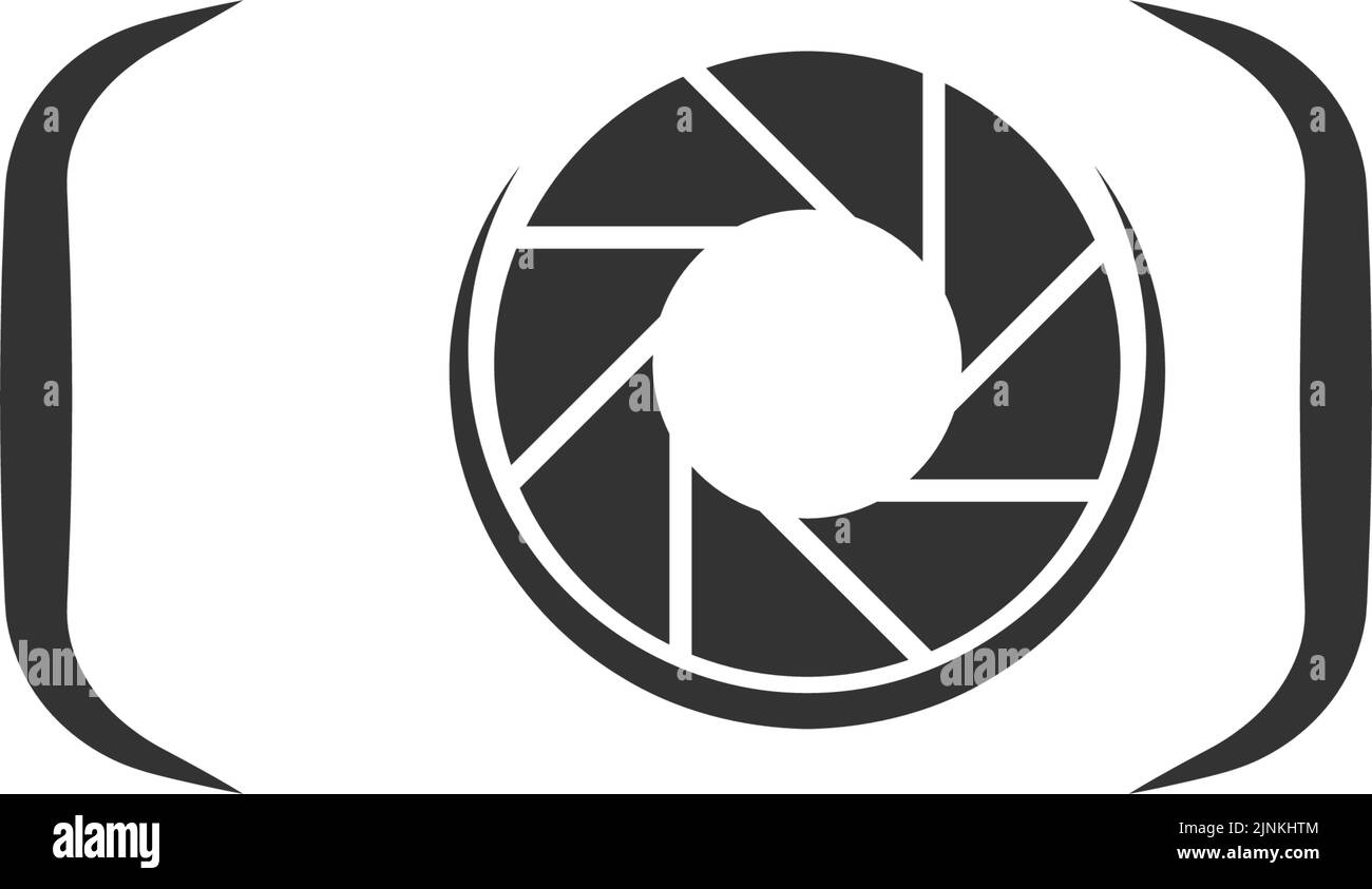 Camera icon logo flat design illustration template Stock Vector Image ...