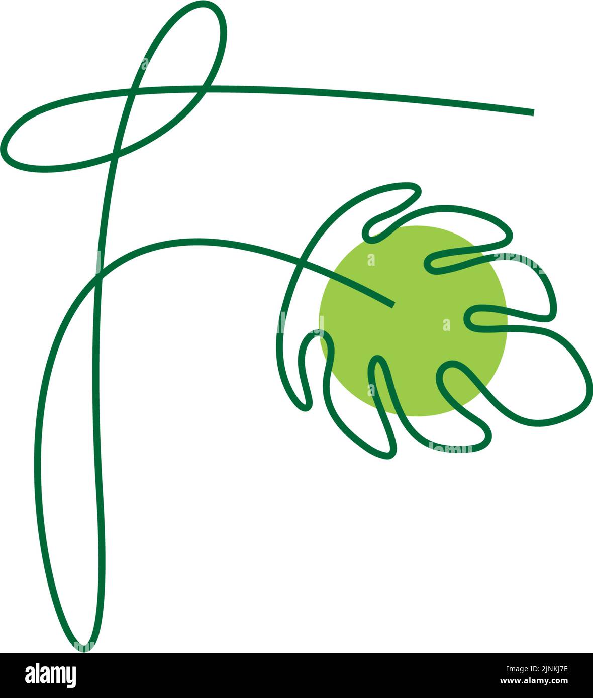 Monstera ornamental plant themed letters Stock Vector Image & Art Alamy