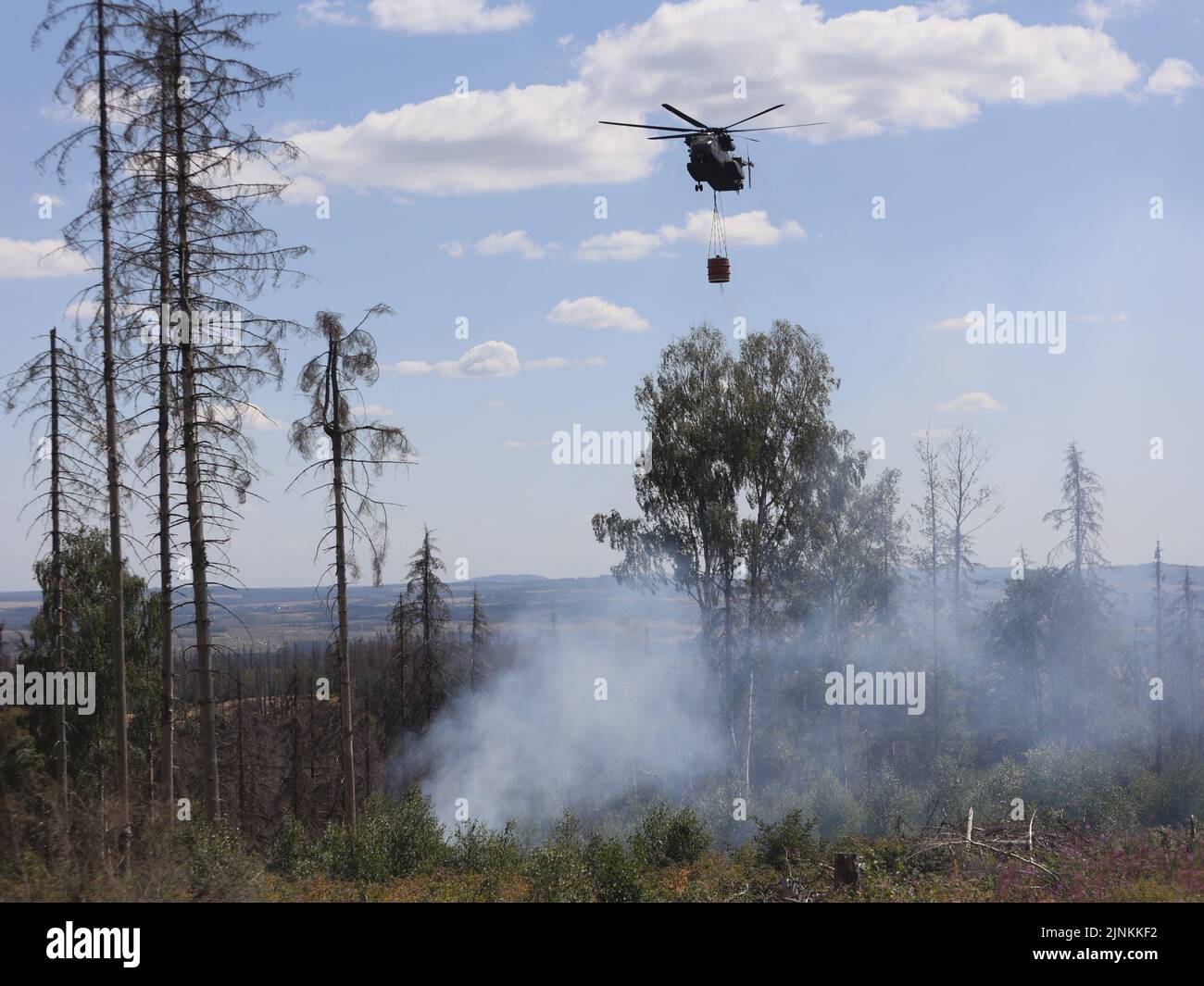 Schierke, Germany. 12th Aug, 2022. German Armed Forces forces are