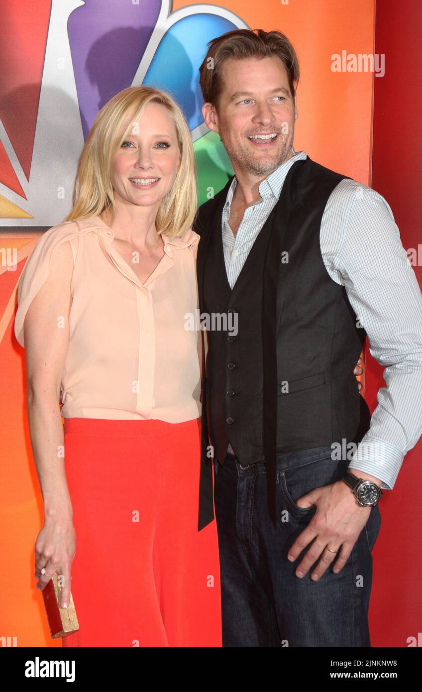 Anne Heche and James Tupper attend NBC Universal's 2012 Upfront Presentation at Radio City Music Hall in New York City on May 14, 2012.  Photo Credit: Henry McGee/MediaPunch Stock Photo