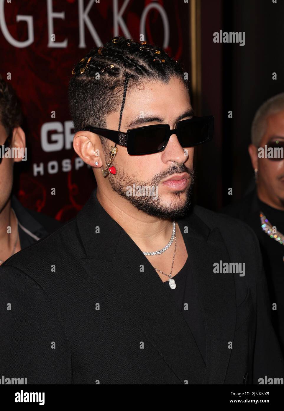 MIAMI, FL - AUGUST 11: Bad Bunny attends the Gekko Miami restaurant