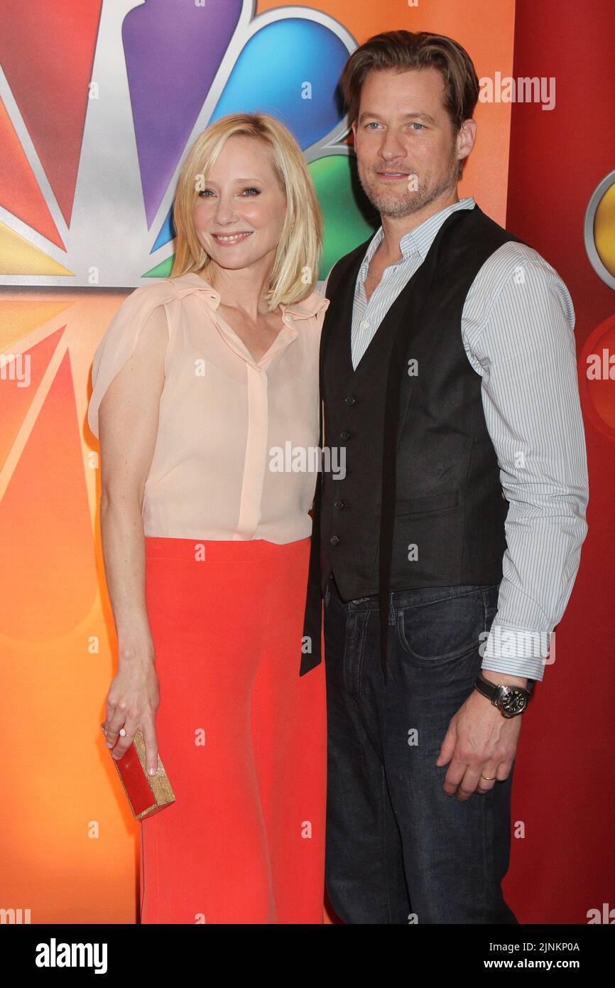 Anne Heche and James Tupper attend NBC Universal's 2012 Upfront Presentation at Radio City Music Hall in New York City on May 14, 2012.  Photo Credit: Henry McGee/MediaPunch Stock Photo