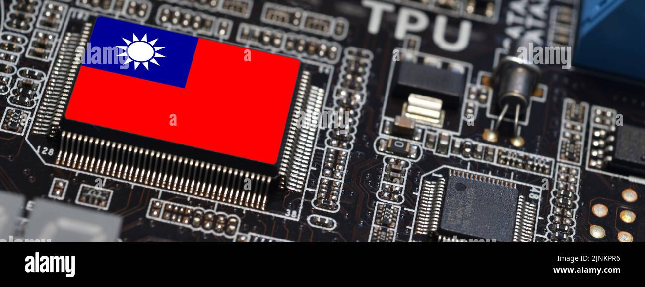 Us flag with pcb hires stock photography and images Alamy