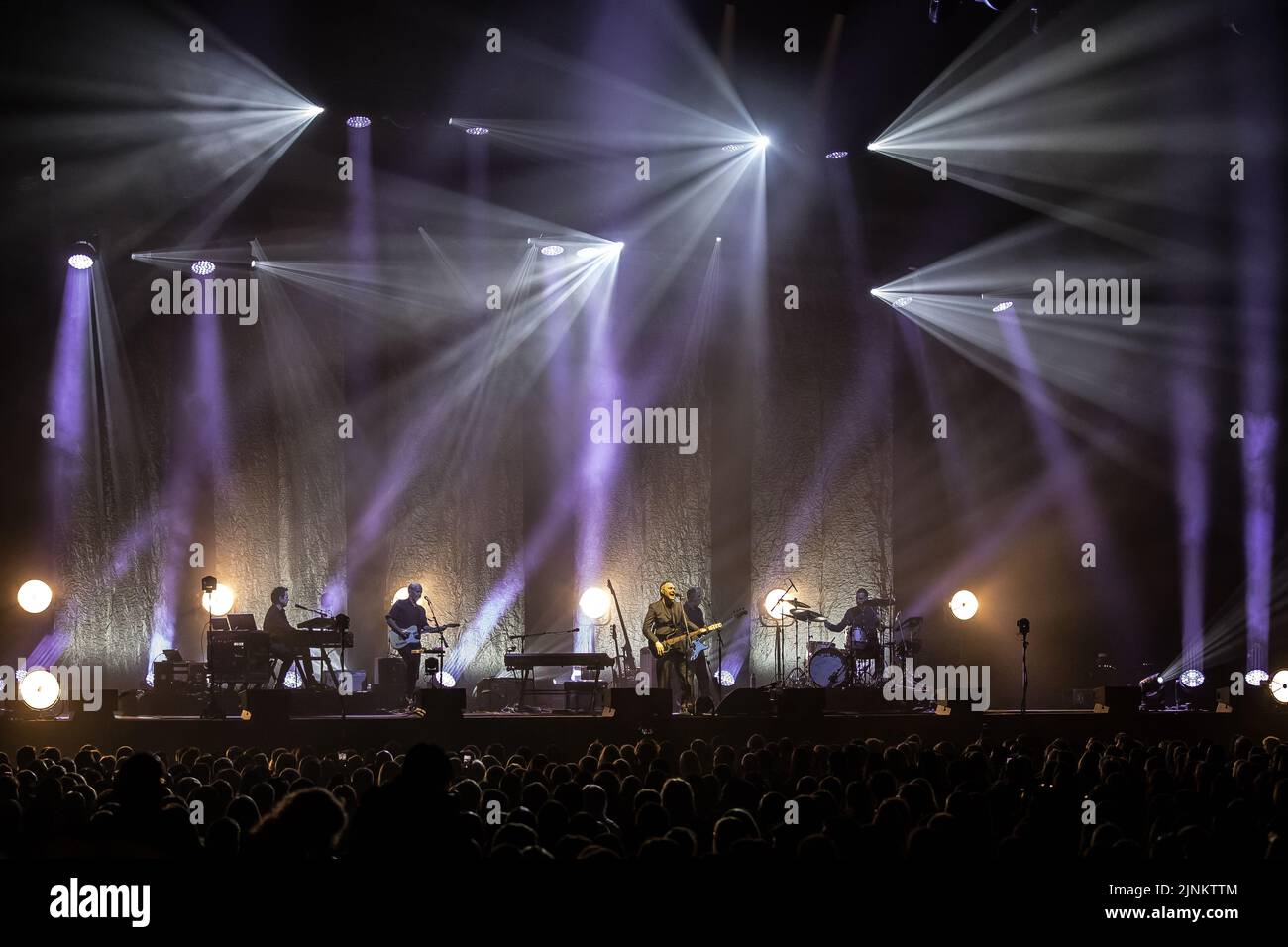 David Gray performing at the M&S Arena in Liverpool on 30th May 2022. Stock Photo