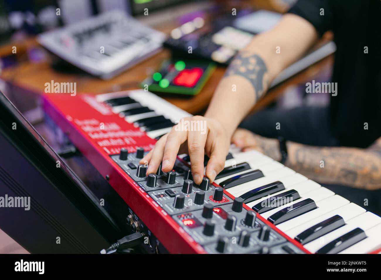 knob, keyboard, compose, knobs, keyboards, composes Stock Photo Alamy