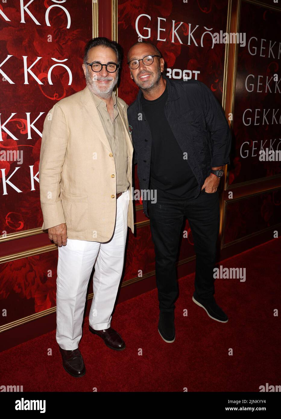 MIAMI, FL - AUGUST 11: Andy Garcia and Alex Pirez attend the Gekko ...