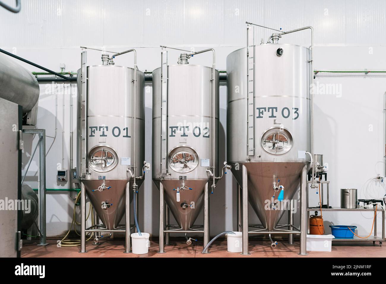 brewery, fermentation tank Stock Photo Alamy