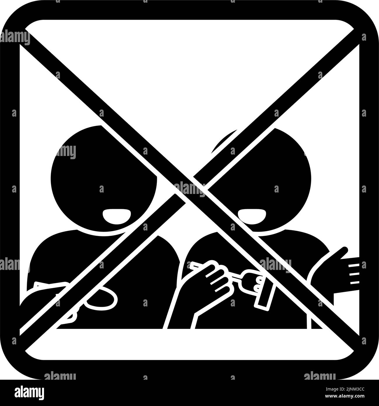 Friendly conversation Stock Vector Images - Alamy