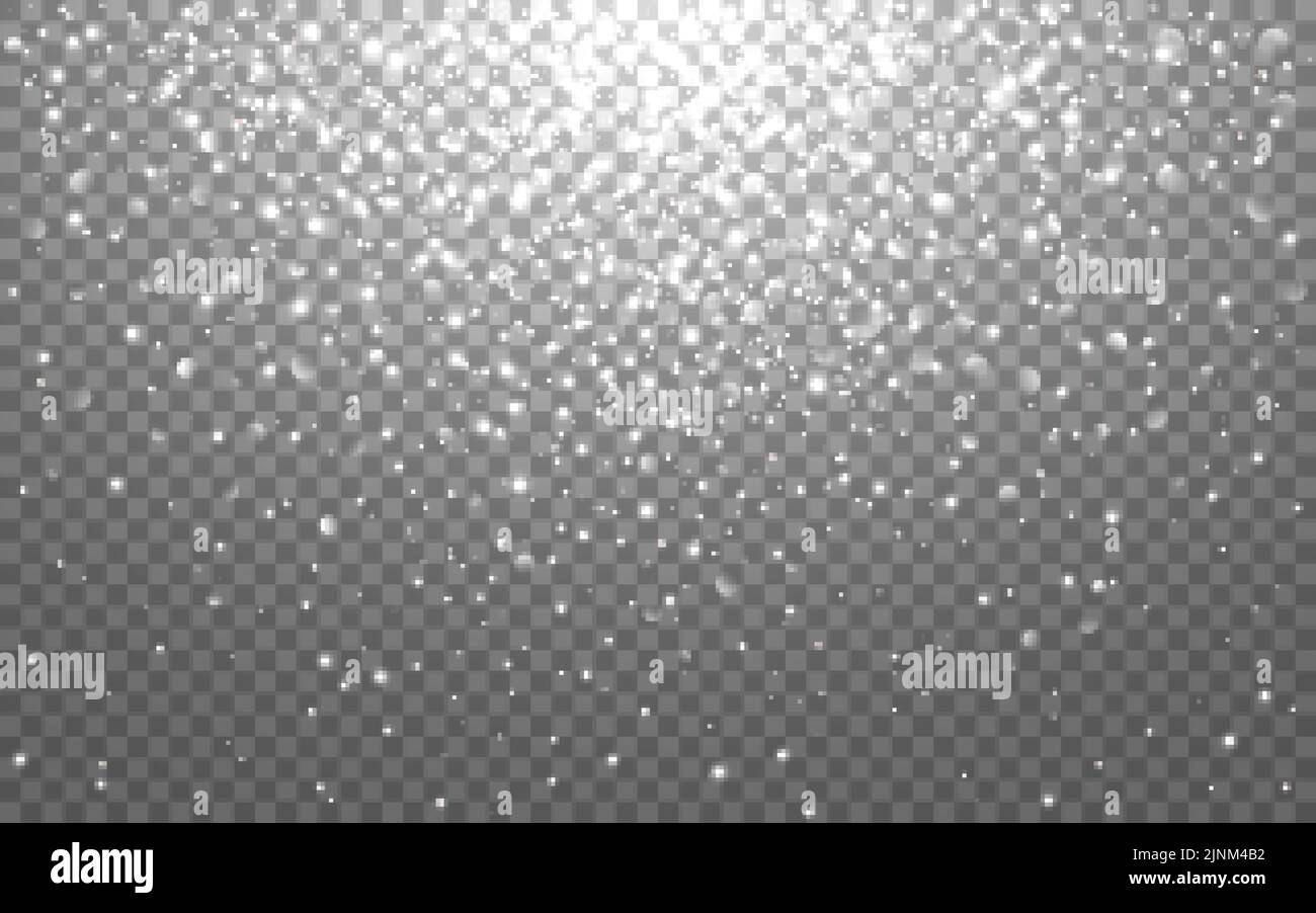 Shiny silver glitter on black background, Stock vector