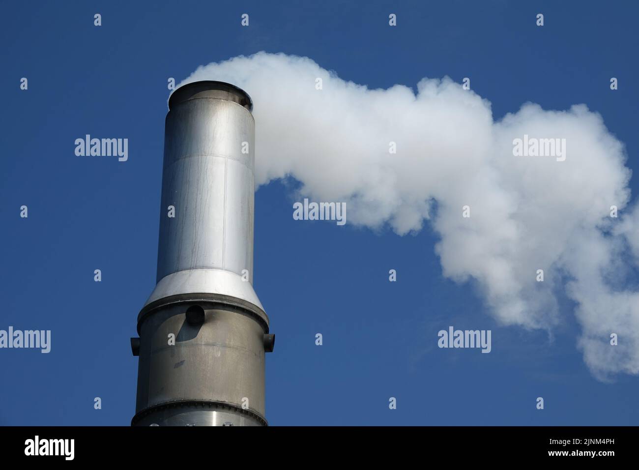 ship, smoke stack, emissions, ships, smoke stacks, emission Stock Photo