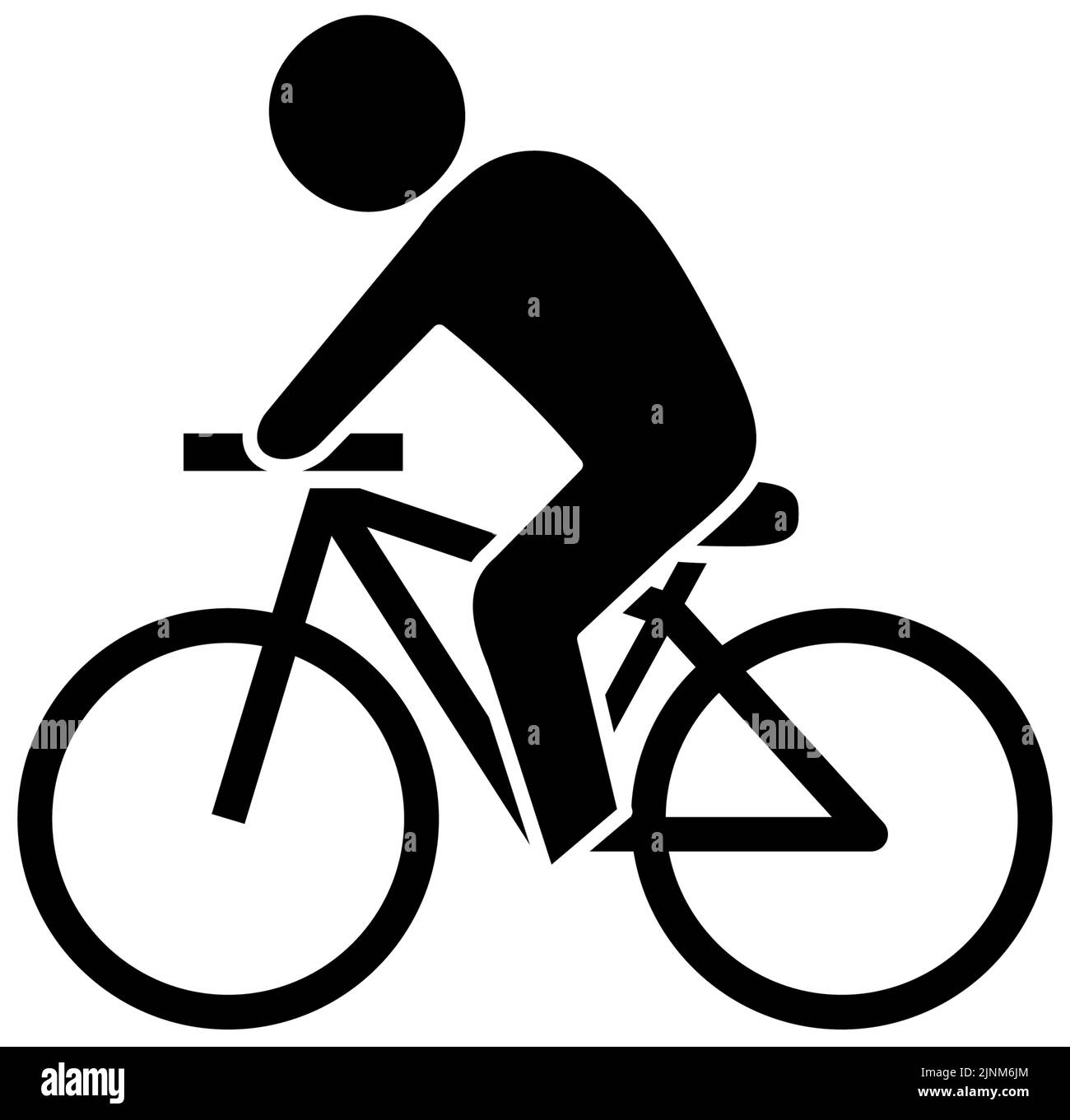 Icon that recommends commuting by bicycle Stock Vector Image & Art - Alamy