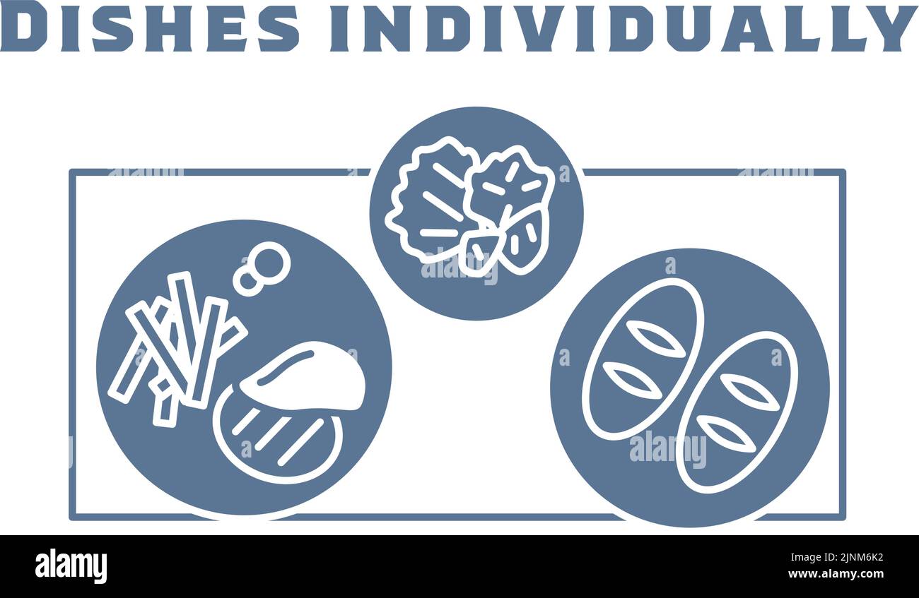 Delicious meals Stock Vector Images - Alamy