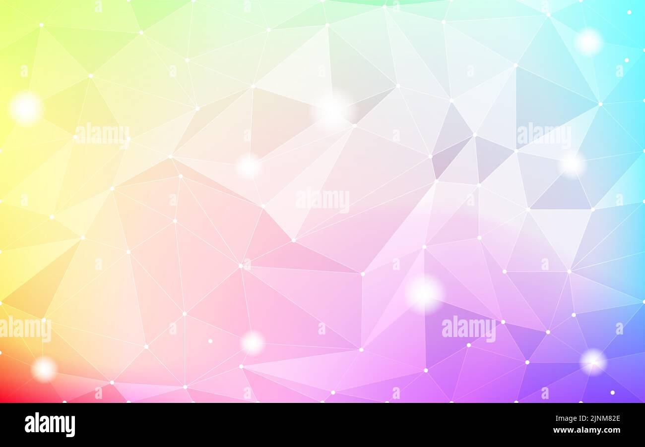 Background material, polygon-like rainbow gradient Stock Vector Image ...