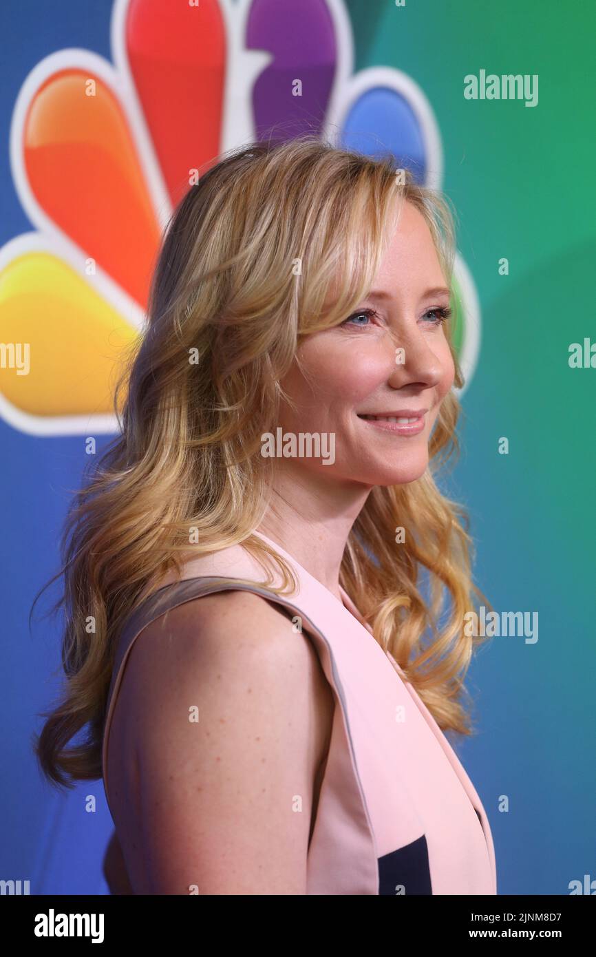 Actress Anne Heche attends the 2014 NBC Upfront Presentation at The