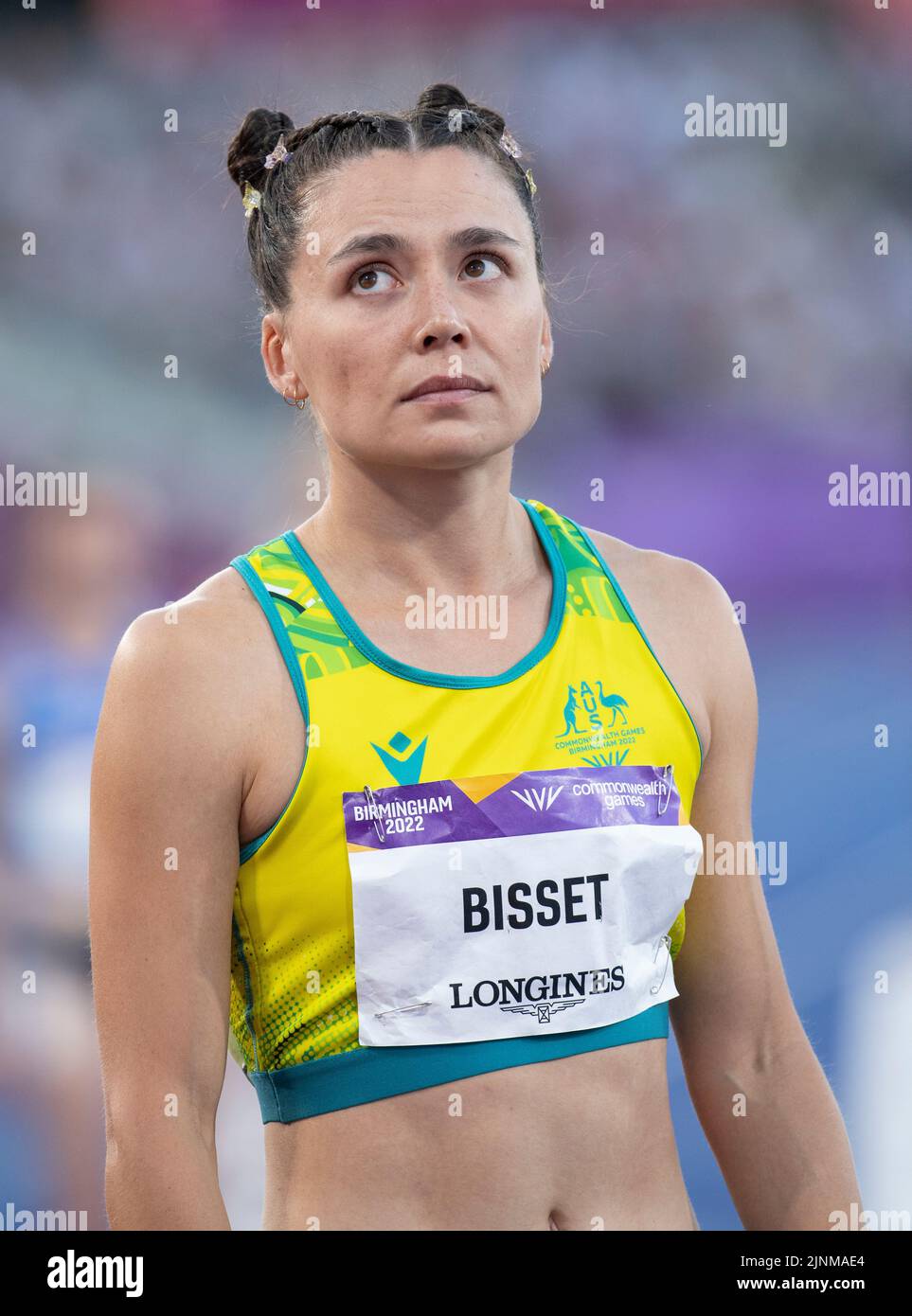 Catriona Bissett of Australia competing in the women’s 800m final at