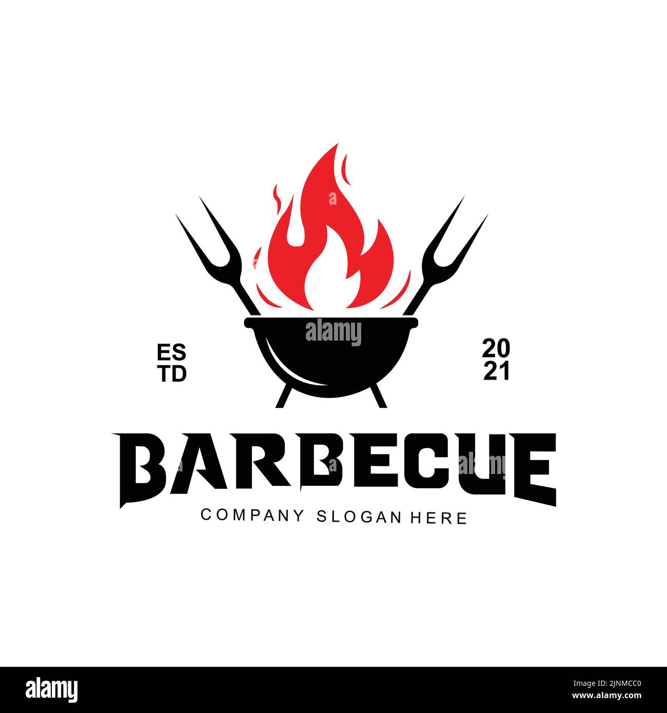 Vintage Retro Rustic barbecue logo. Food or grill design, icon vector
