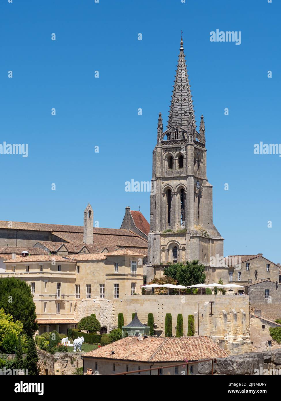 Panoramic view of Saint Emilion near Bordeaux France Stock Photo Alamy