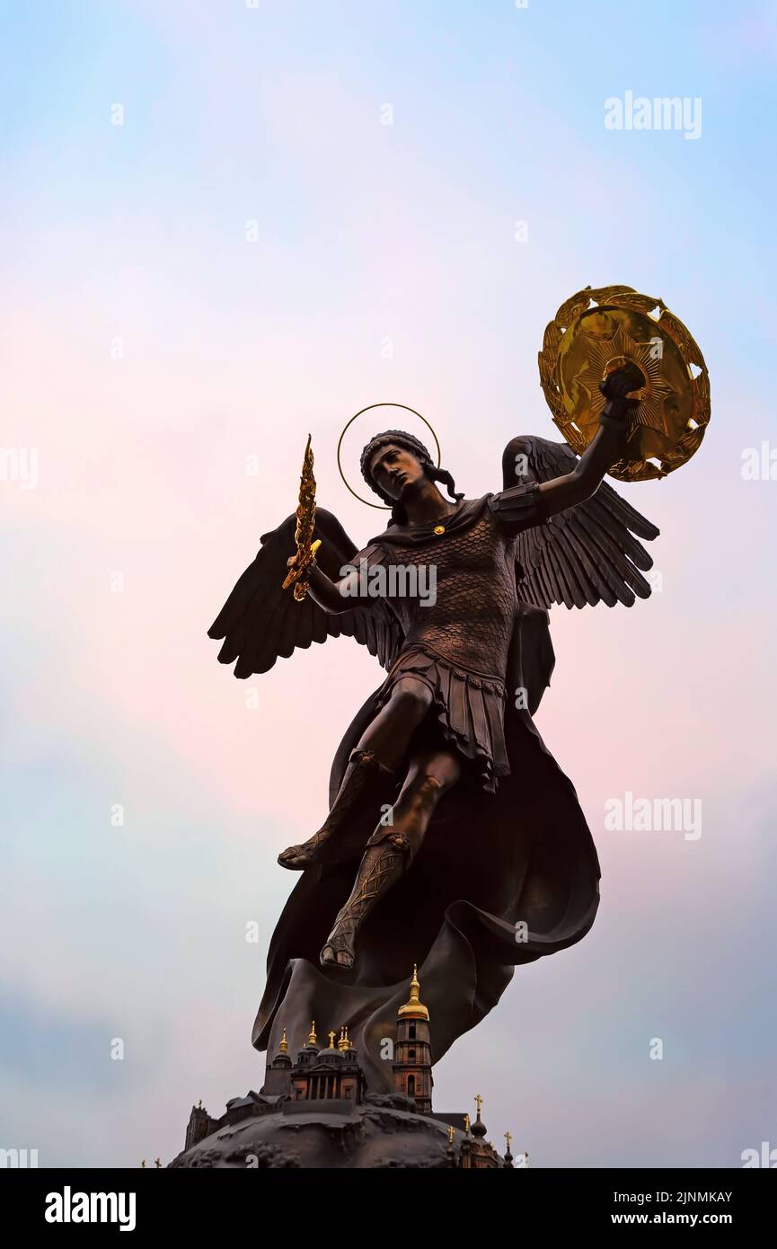 Bronze figure archangel michael hires stock photography and images Alamy