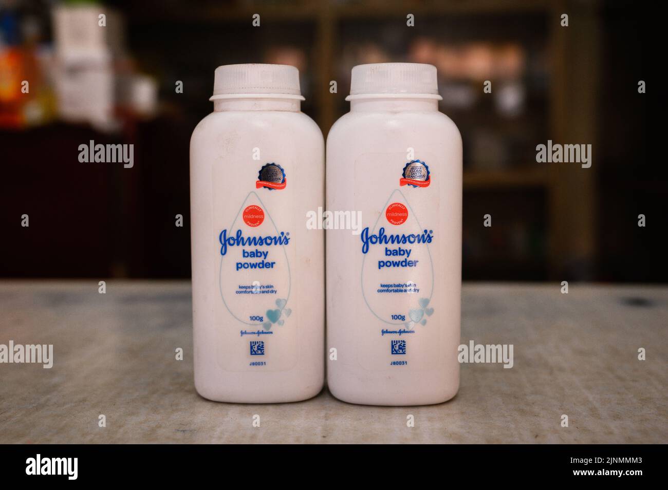 August 12, 2022: FILE: Johnson & Johnson (J&J) will stop making and selling  its talc-based baby powder around the world from next year. The  announcement comes more than two years after the